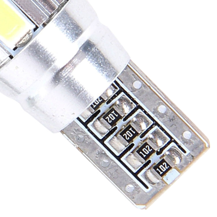 2PCS T10 3W 6 SMD 5630 LED Error-Free Canbus Car Clearance Lights Lamp, DC 12V, 6 SMD 5630 LEDs/Green Light, 6 SMD 5630 LEDs/White Light, 6 SMD 5630 LEDs/Pink Light
