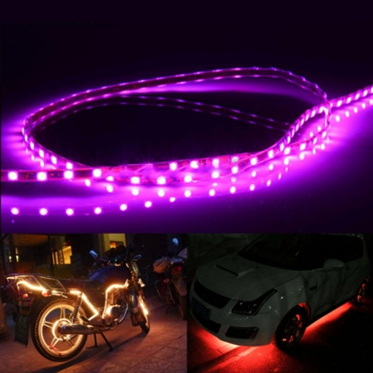 5 PCS 45 LED 3528 SMD Waterproof Flexible Car Strip Light for Car Decoration, DC 12V, Length: 90cm, 90cm+pink, 90cm+green, 90cm+ice blue, 90cm+blue, 90cm+red, 90cm+white, 90cm+yellow