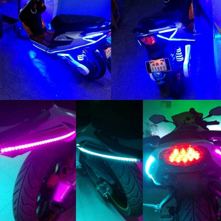 5 PCS 45 LED 3528 SMD Waterproof Flexible Car Strip Light for Car Decoration, DC 12V, Length: 90cm, 90cm+pink, 90cm+green, 90cm+ice blue, 90cm+blue, 90cm+red, 90cm+white, 90cm+yellow