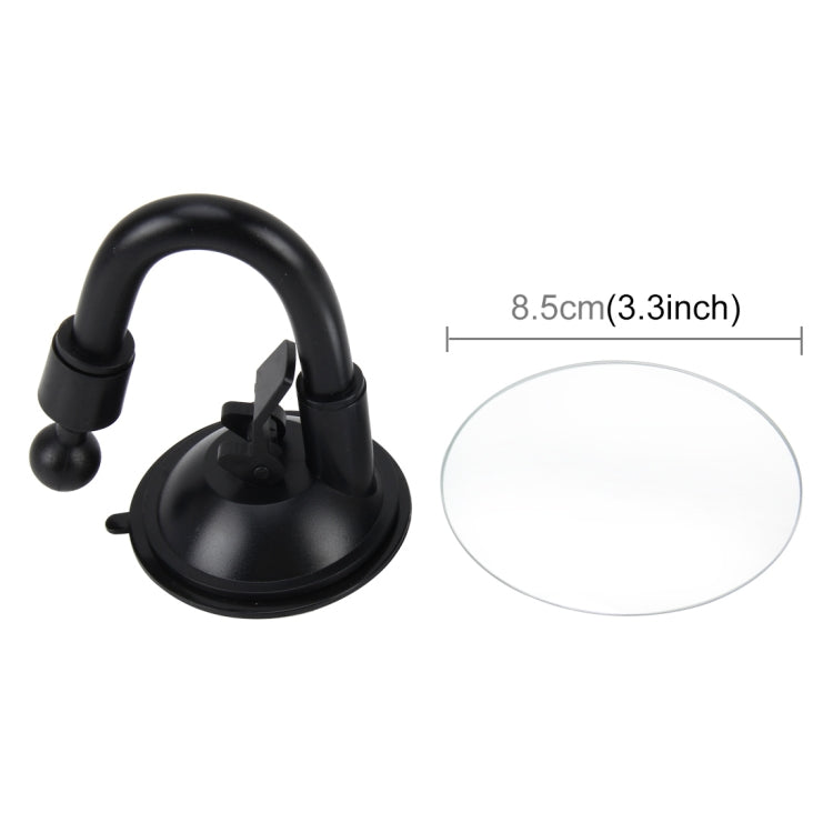 360 Degree Adjustable Car Interior Windshield Circular Blind Spot Mirror with Sucking Cup Holder, XL-1014