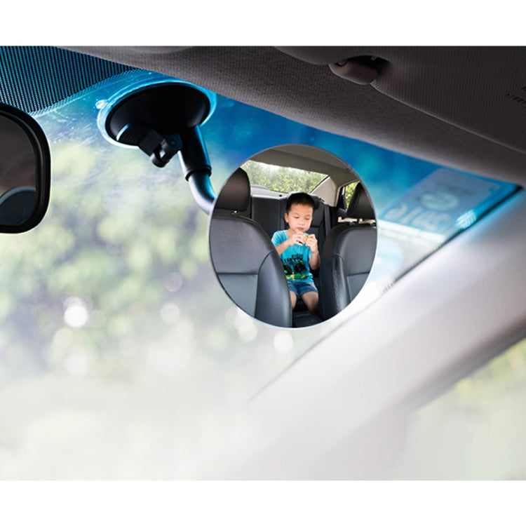 360 Degree Adjustable Car Interior Windshield Circular Blind Spot Mirror with Sucking Cup Holder, XL-1014