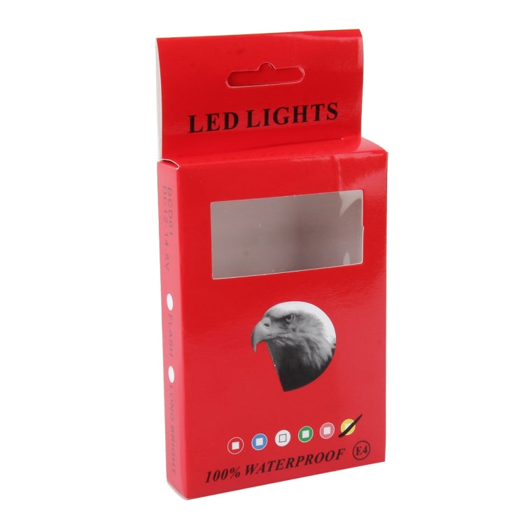 2 PCS 12V 3W Eagle Eyes LED Light For Motorcycle ，Wire Length: 45cm, Wire Length: 45cm
