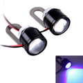 2 PCS 12V 3W Eagle Eyes LED Light For Motorcycle ，Wire Length: 45cm, Wire Length: 45cm