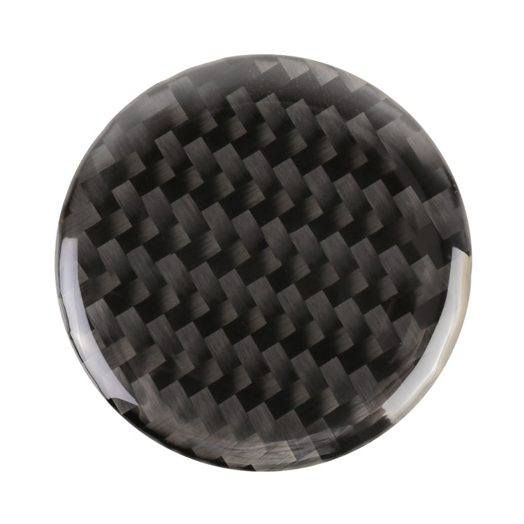 Car Water Cup Rotate Button Panel Carbon Fiber Decorative Sticker for Jeep Grand Cherokee 2014-2018, Water Cup Rotate Button