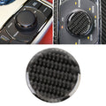 Car Water Cup Rotate Button Panel Carbon Fiber Decorative Sticker for Jeep Grand Cherokee 2014-2018, Water Cup Rotate Button