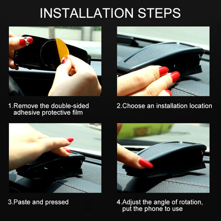 B-15 Stone Pattern Car Mount Phone Holder for 4-6.5 inch Phones, B-15