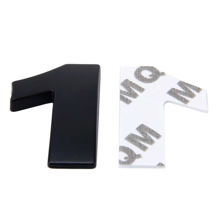 Car Vehicle Badge Emblem 3D Number One Self-adhesive Sticker Decal, Size: 3.6*4.5*0.5cm, 6, 7, 8, 1, 2, 3, 4, 5