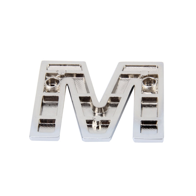 Car Vehicle Badge Emblem 3D English Letter Self-adhesive Sticker Decal, Size: 4.5*4.5*0.5cm, D, O, E, P, F, Q, G, R, H, S, I, T, A, J, U, Y, K, V, Z, L, W, B, M, X