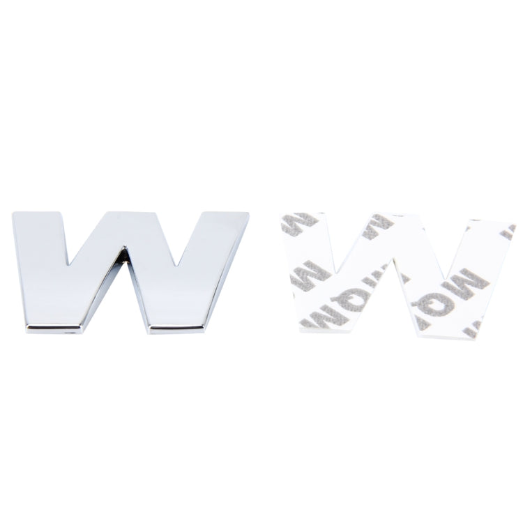 Car Vehicle Badge Emblem 3D English Letter Self-adhesive Sticker Decal, Size: 4.5*4.5*0.5cm, C, N