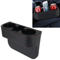 Car Seat Crevice Storage Box Cup Drink Holder Auto Pocket Stowing Tidying for Phone Pad Card Coin Case Car Accessories, Black, Grey, Khaki, Brown