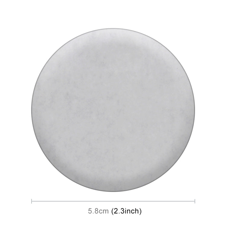 4 PCS Car-Styling Silver Leaves Pattern Metal Wheel Hub Decorative Sticker, Diameter: 5.8cm, Silver Leaves