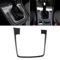 Car Carbon Fiber Gear Position Panel Frame Decorative Sticker for Volkswagen Golf 7 2018-, without Hole and Start and Stop, Left Drive, Gear Position