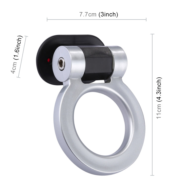 Car Truck Bumper Round Tow Hook Ring Adhesive Decal Sticker Exterior Decoration