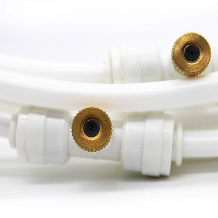 Outdoor Lawn Garden PE Hose Mist Watering Line Misting Cooling System with 26 x Mist Nozzles, Length: 18m, Length: 18m