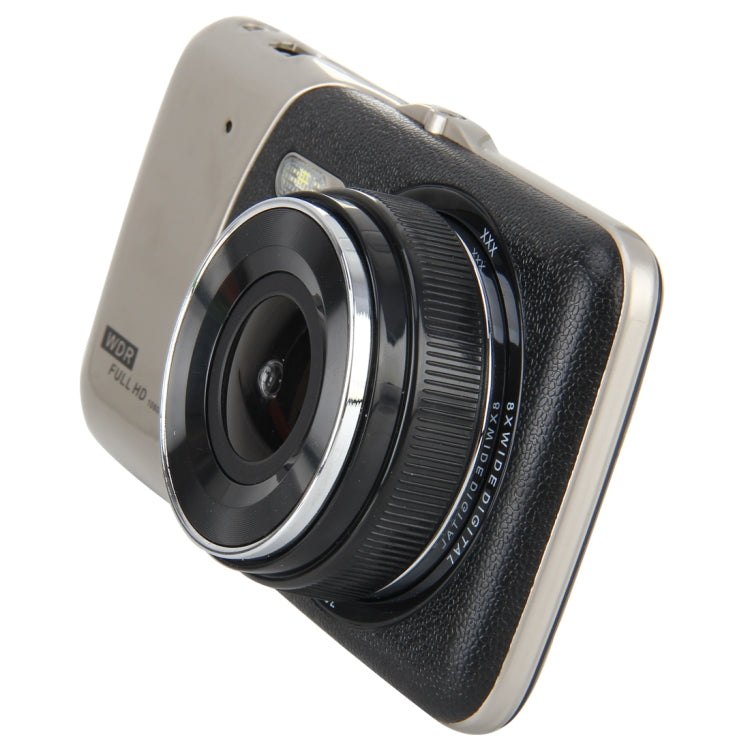 4 inch HD Video Recording HD Display Car Recorder with Separate F2.0 Camera, 12MP 170 Degrees Wide-angle/ Rear View Loop Recording/ G-Sensor Recording/ WDR Full HD/ Front Camera 1080P/ Rear Camera 720P/ Support 32G TF Card, 4 inch