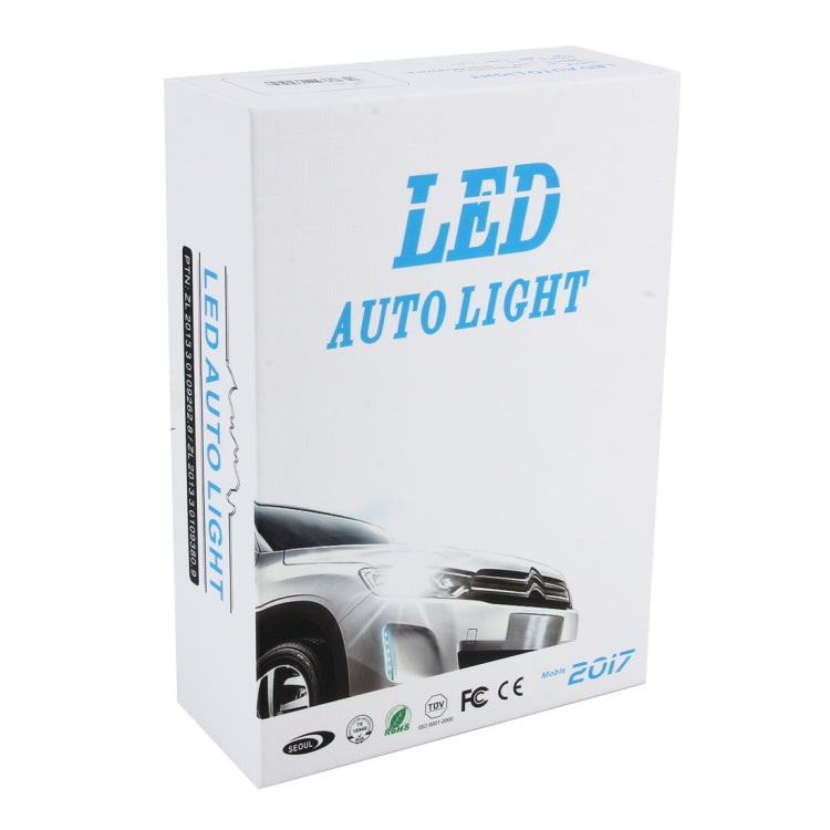 2 PCS 9012 26W 2250LM Car Headlight  LED Auto Light Built-in CANBUS Function (White Light, Yellow Light, Warm White Light), DC 9-16V, 9012
