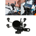 Universal 12V Motorcycle USB Phone Charger with Holder, Suitable for 3.5-6.5 inch Smartphones, X-3