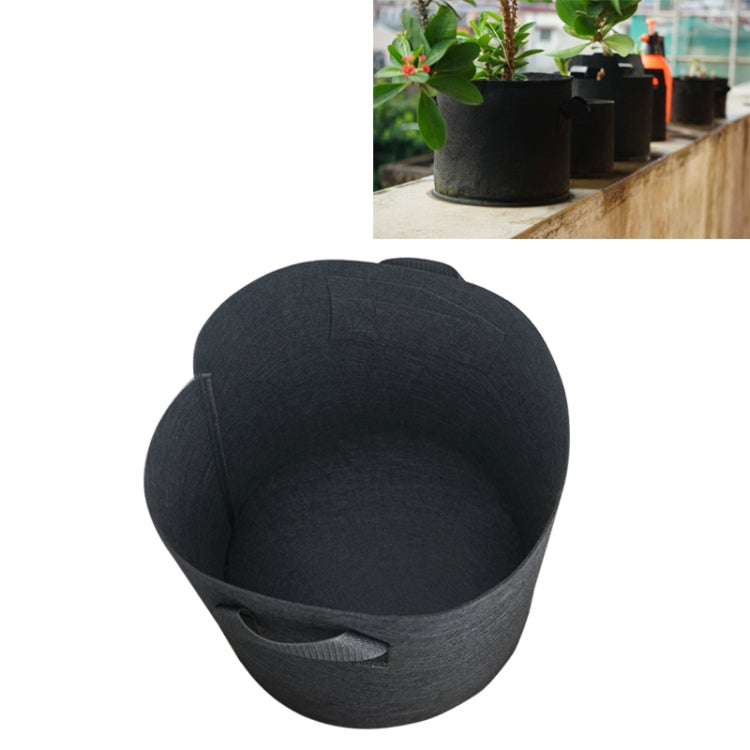 5 Gallon Planting Grow Bag Thickened Non-woven Aeration Fabric Pot Container with Handle, 5 Gallon