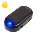 LQ-S10 Car Solar Power Simulated Dummy Alarm Warning Anti-Theft LED Flashing Security Light Fake Lamp, LQ-S10 Blue Light, LQ-S10 (Red Light)