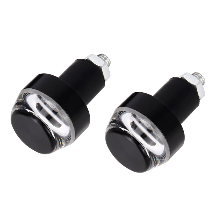 Pair Motorcycle Turn Signal Light Grip Bar Plug Strobe Side Marker End LED Handlebar Lamp, Green Light, Red Light, Turn Double Light, Blue Light, Pink Light