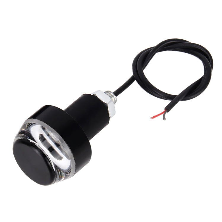 Pair Motorcycle Turn Signal Light Grip Bar Plug Strobe Side Marker End LED Handlebar Lamp, Green Light, Red Light, Turn Double Light, Blue Light, Pink Light