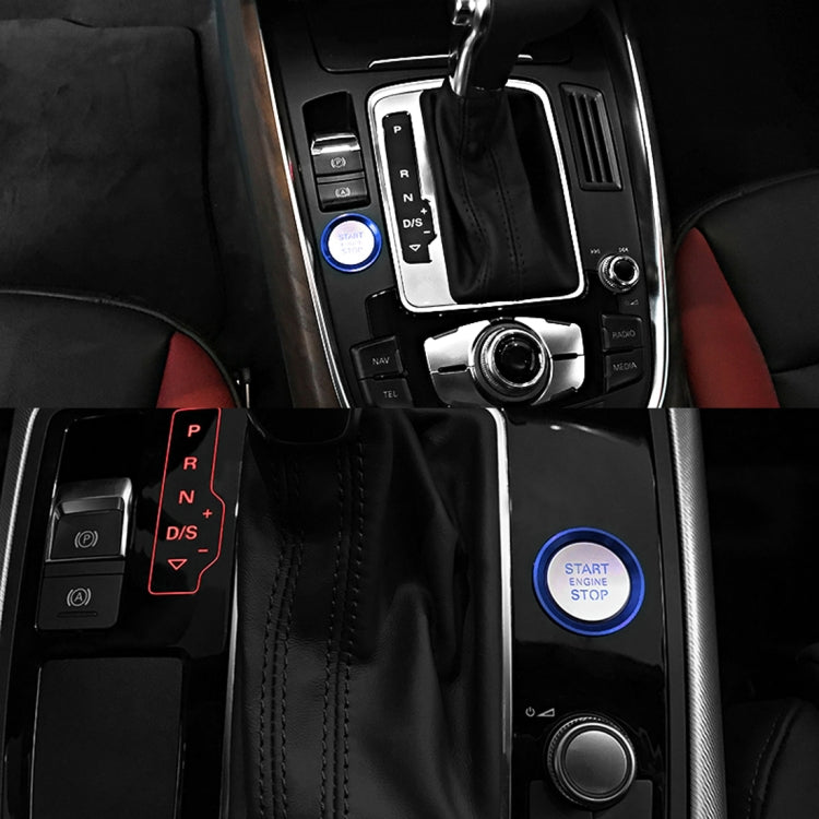 Car Engine Start Key Push Button Ring Trim Aluminum Alloy Sticker Decoration for Audi, For Audi(Engine Start)