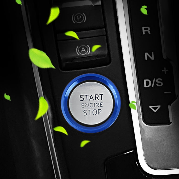 Car Engine Start Key Push Button Ring Trim Aluminum Alloy Sticker Decoration for Audi, For Audi(Engine Start)