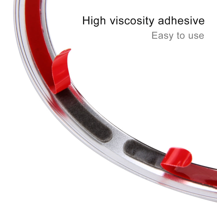 Car Auto Steering Wheel Aluminum Alloy Ring Cover Trim Sticker Decoration for Jaguar, For Jaguar