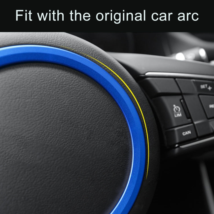 Car Auto Steering Wheel Aluminum Alloy Ring Cover Trim Sticker Decoration for Jaguar, For Jaguar