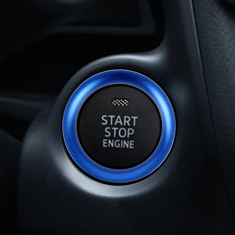 Car Engine Start Key Push Button Ring Trim Aluminum Alloy Sticker Decoration for Mazda, For Mazda