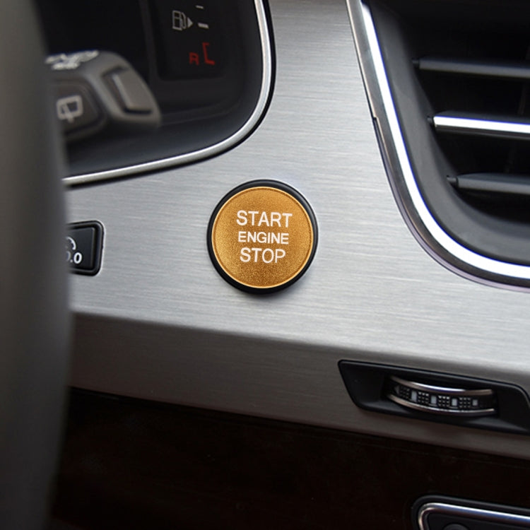 Car Engine Start Key Push Button Cover Trim Aluminum Alloy Sticker Decoration for Audi, For Audi