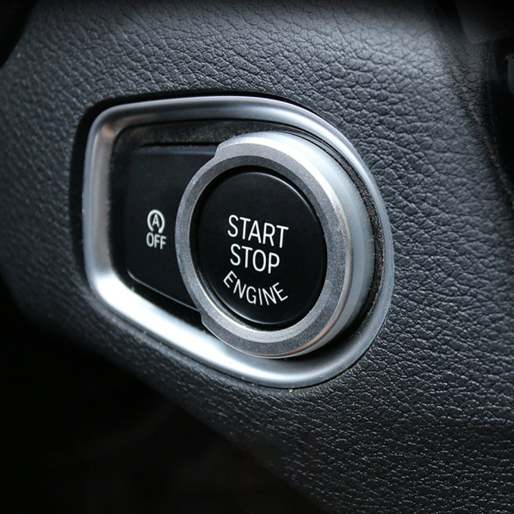 Car Engine Start Key Push Button Ring Trim Aluminum Alloy Sticker Decoration for BMW, For BMW (Engine Start), For BMW (Start Key), For BMW with Diamonds