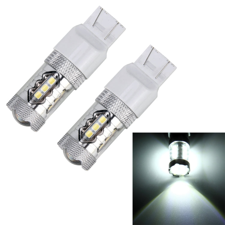 2 PCS T20 / 7443 5W 250LM 6000K Car Auto Brake Lights 16LEDs SMD-2835 Lamps, DC 12V, T20 / 7443