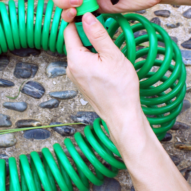 Garden Watering Series Spring Tube Hose Telescopic Spiral Pipe with Water Connector Adaptor and Connector, Length: 30m, 30m Telescopic Pipe