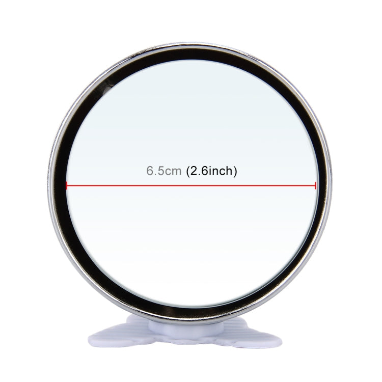 3R-044 Auxiliary Rear View Mirror Car Adjustable Blind Spot Mirror Wide Angle Auxiliary Rear View Side Mirror, 3R-044 (Black), 3R-044 (Silver), 3R-044 (White)