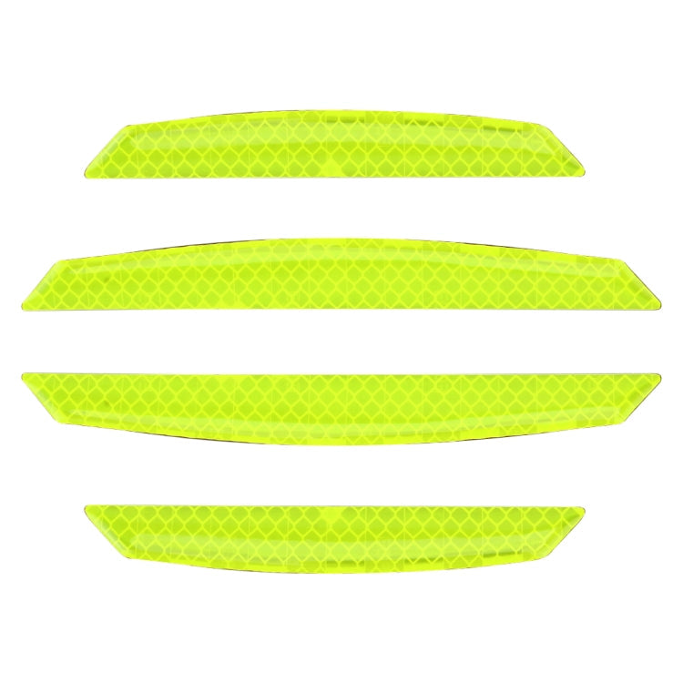 4 PCS Universal Car Door Anti-collision Strip Protection Guards Trims Stickers, 4 PCS