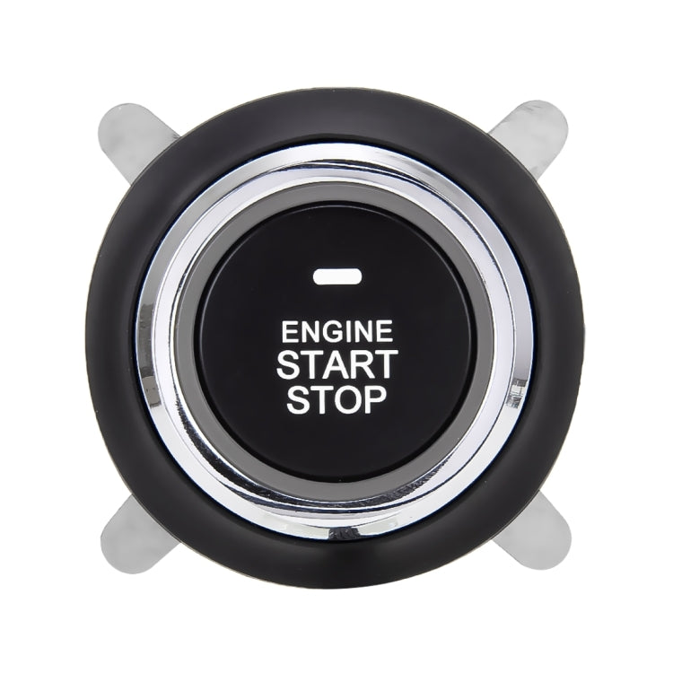 Smart Car Switch Car Engine Start Stop Switch Car Push Start Switch, with RFID Alarm System, Blue Light, Car Switch