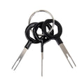 3 PCS Auto Car Rubberized Plug Circuit Board Wire Harness Terminal Extraction Pick Connector Crimp Pin Back Needle Remove Tool, 3 PCS (Rubberized)