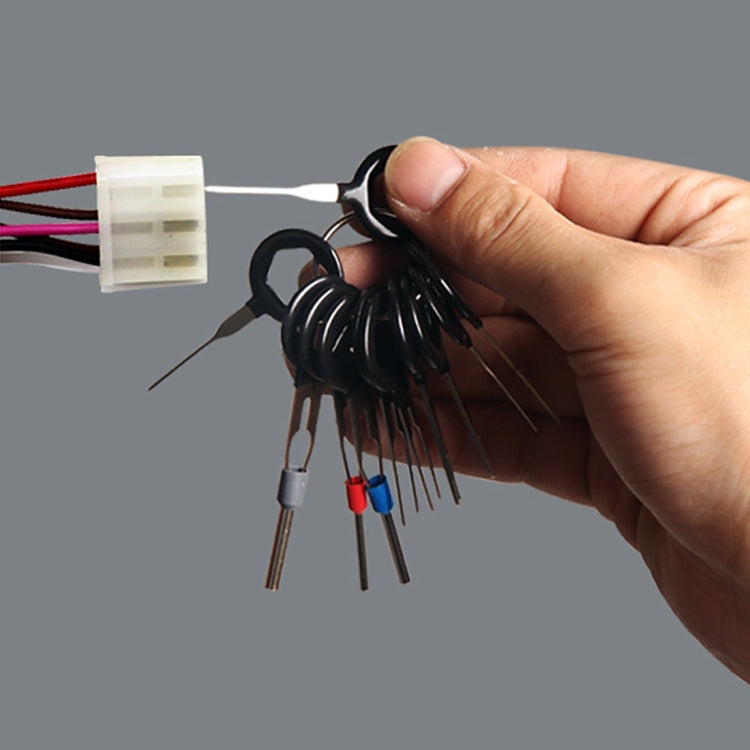 11 PCS Auto Car Plug Circuit Board Wire Harness Terminal Extraction Pick Connector Crimp Pin Back Needle Remove Tool, 11 PCS