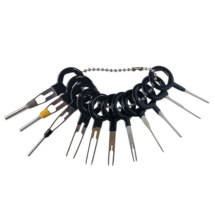 11 PCS Auto Car Plug Circuit Board Wire Harness Terminal Extraction Pick Connector Crimp Pin Back Needle Remove Tool, 11 PCS