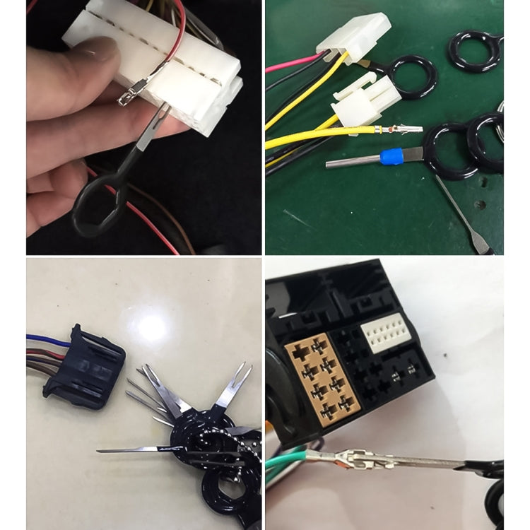 11 PCS Auto Car Plug Circuit Board Wire Harness Terminal Extraction Pick Connector Crimp Pin Back Needle Remove Tool, 11 PCS