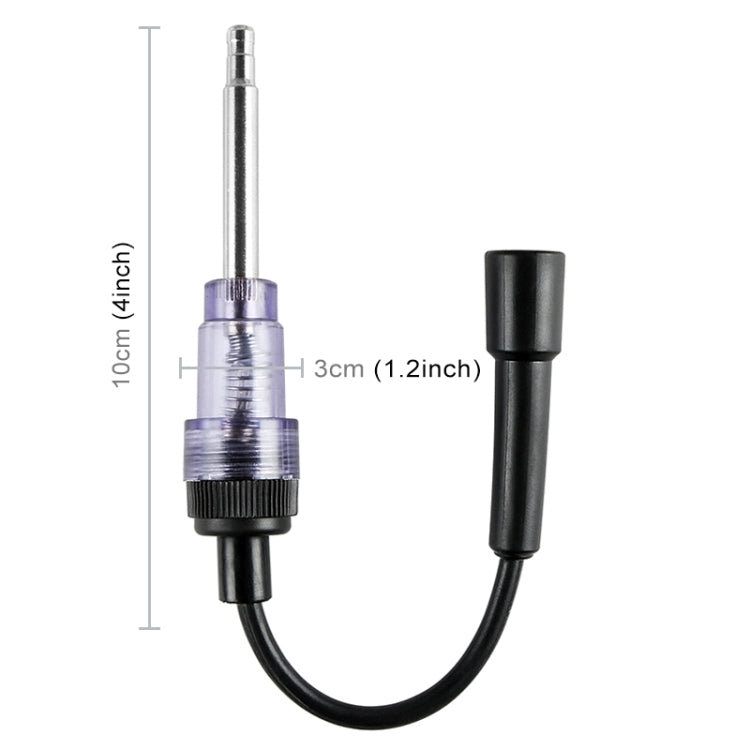 DC 12V Ignition Test Instrument Spark Plug Ignition Detector Auto Diagnostic Test Tool, Ignition Test Instrument