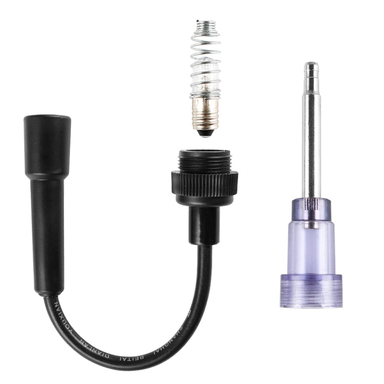 DC 12V Ignition Test Instrument Spark Plug Ignition Detector Auto Diagnostic Test Tool, Ignition Test Instrument