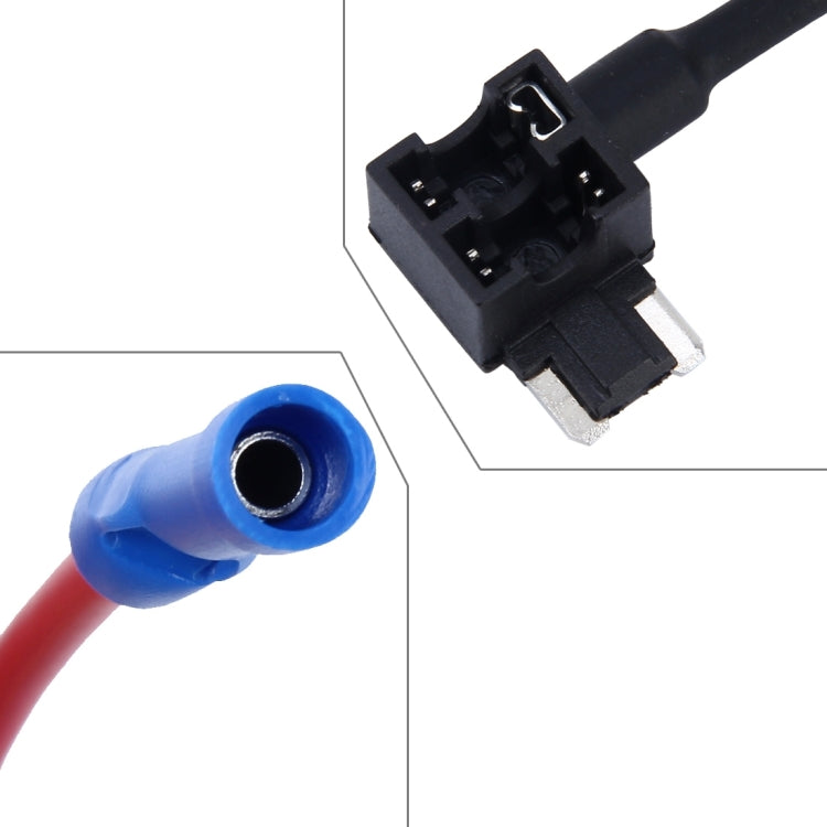 Car 12V Add-A-Circuit TAP Adapter ATM APM Blade Auto Fuse Holder(MINI Size), Mini