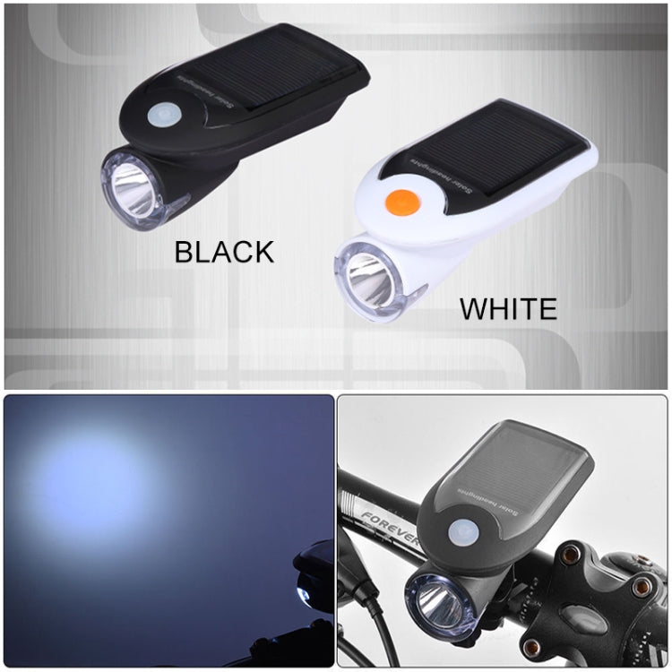 3W 240LM USB Solar Energy Motorcycle / Bicycle Front Light (Black)