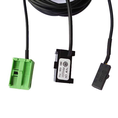 Car Bluetooth Phone Microphone Cable Wiring Harness for Volkswagen RCD510 RNS315, Cable Length: 4m, For Volkswagen