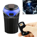 2 in 1 Universal Car Detachable Electronic Cigarette Lighter + Trash Rubbish Bin Ashtray(Blue)