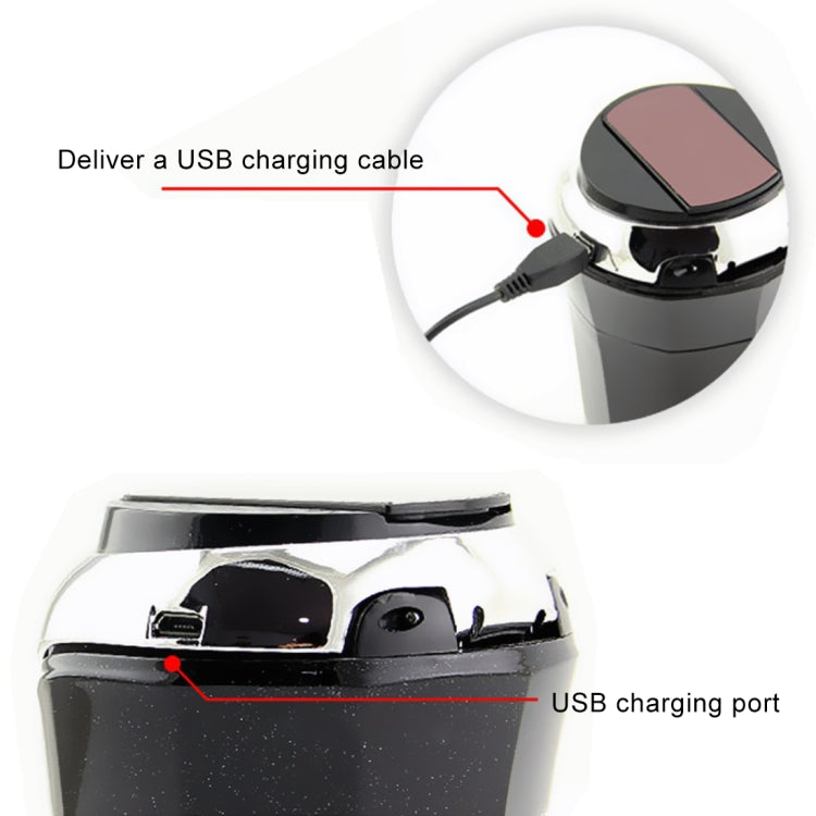 2 in 1 Universal Car Detachable Electronic Cigarette Lighter + Trash Rubbish Bin Ashtray(Blue)
