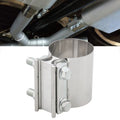 3 inch Car Turbo Exhaust Downpipe Stainless Steel Lap Joint Band Clamp, 3 inch
