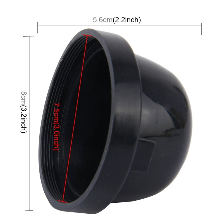 2 PCS Universal Car LED Headlight HID Xenon Lamp Silicone Dust Cover Seal Caps for Car Retrofit, Inner Diameter: 5cm, Inner Diameter: 8cm, Inner Diameter: 7cm, Inner Diameter: 7.5cm
